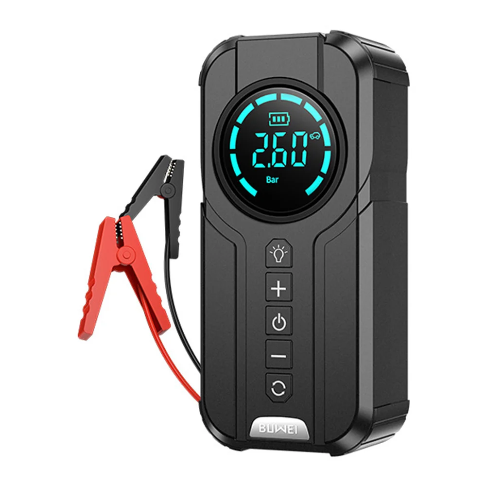 4 In 1 Car Jump Starter Air Pump Power Bank Lighting Portable Air Compressor Cars Battery Starters Starting Auto Tyre Inflator
4 In 1 Car Jump Starter Air Pump Power Bank Lighting Portable Air Compressor Cars Battery Starters Starting Auto Tyre Inflator