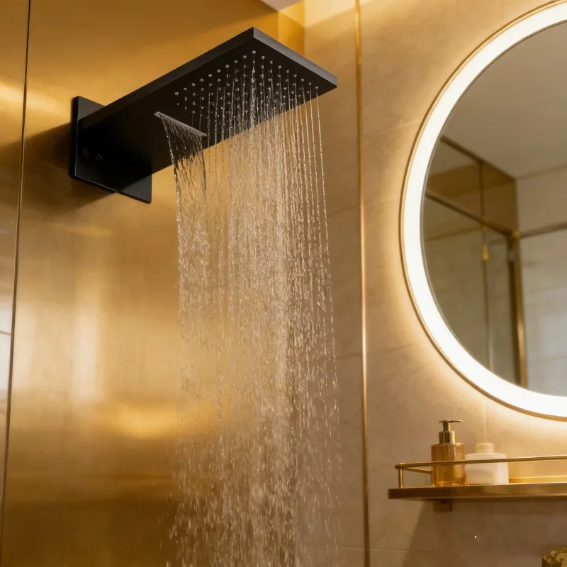 Shower head set bathroom faucet outdoor column filter bathtub faucet panel water fall type stainless steel rain shower head
Shower head set bathroom faucet outdoor column filter bathtub faucet panel water fall type stainless steel rain shower head