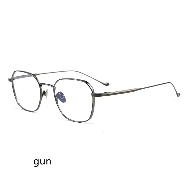 48mm Small frame glasses Women's retro multi angle pure titanium glasses Men's prescription glasses frame 316ChordG
48mm Small frame glasses Women's retro multi angle pure titanium glasses Men's prescription glasses frame 316ChordG