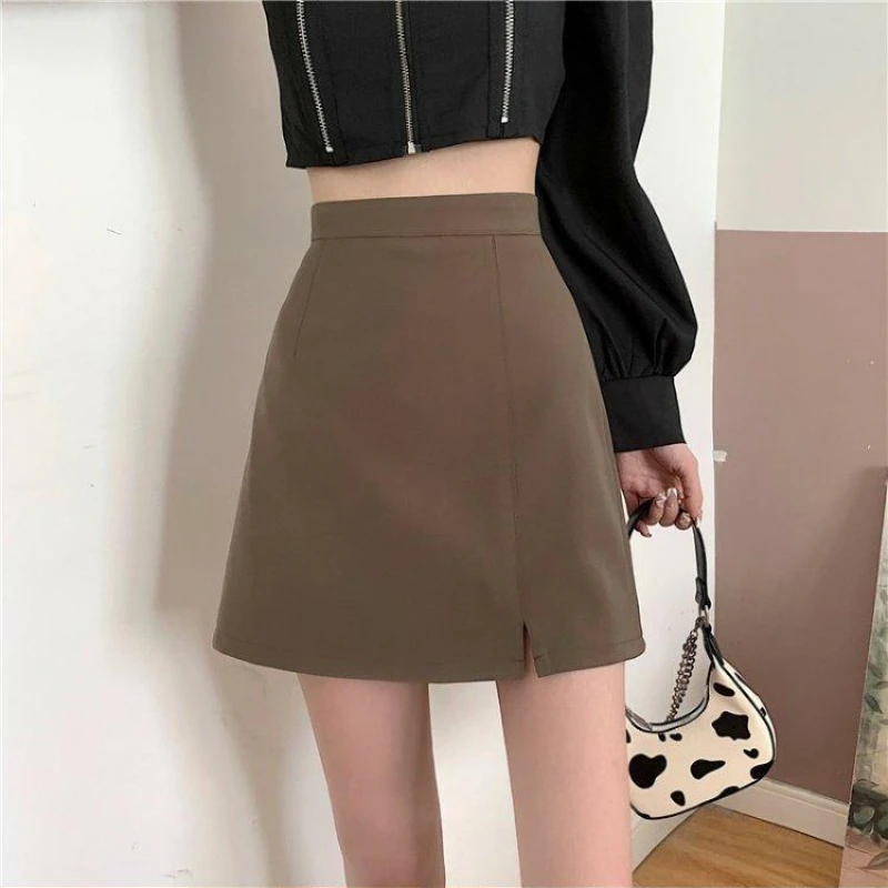 Юбки женские, чистая мода, трапециевидной формы с боковым разрезом, элегантные, повседневные, с высокой талией, темпераментные, универсальные, в корейском стиле, шикарные, офисные, женские, летние
Юбки женские, чистая мода, трапециевидной формы с боковым разрезом, элегантные, повседневные, с высокой талией, темпераментные, универсальные, в корейском стиле, шикарные, офисные, женские, летние