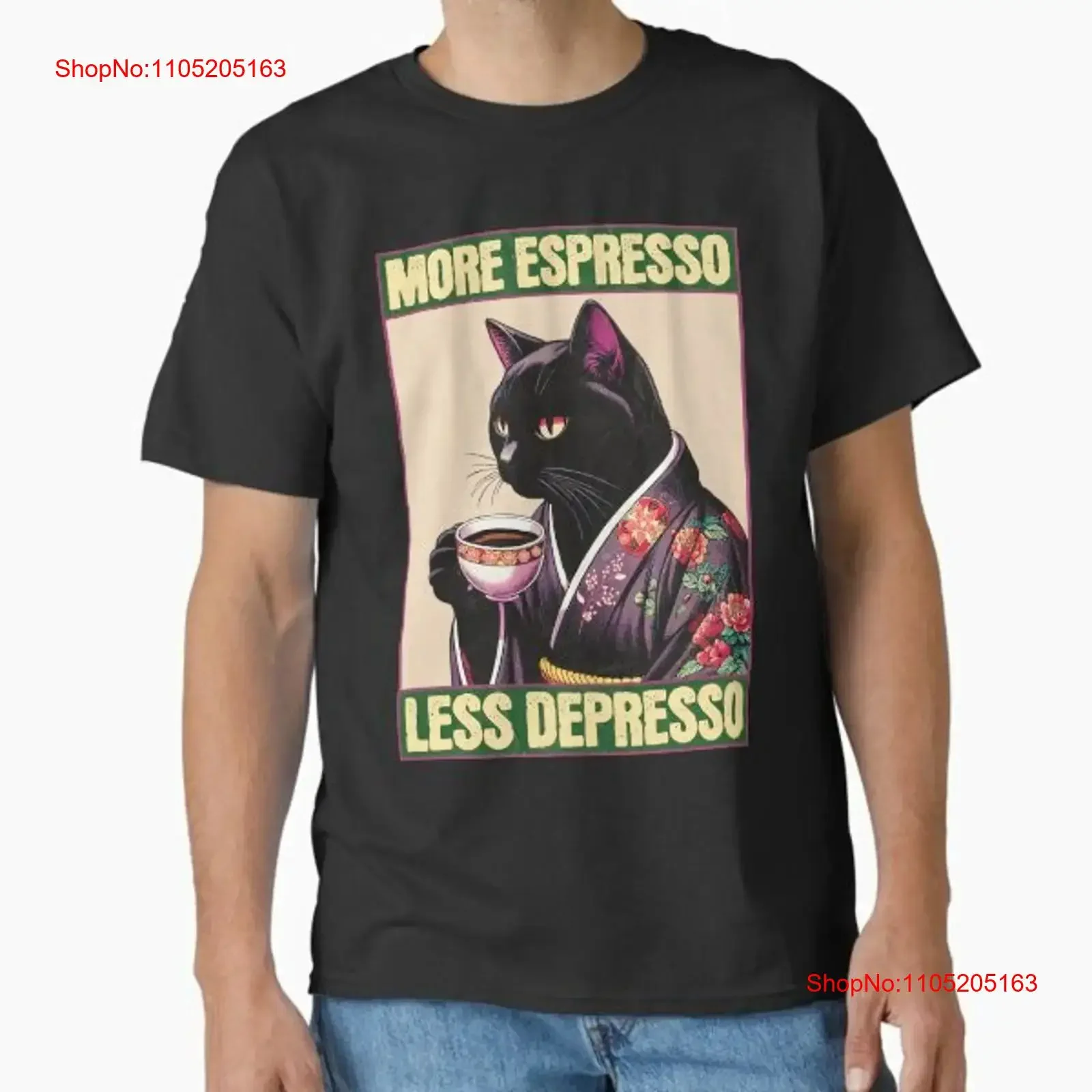 More Espresso Less Depresso Meme Funny Coff T Shirt Made in US AUS Size S 2XL vintage Washed Slightly Top For Everyday Wear
More Espresso Less Depresso Meme Funny Coff T Shirt Made in US AUS Size S 2XL vintage Washed Slightly Top For Everyday Wear