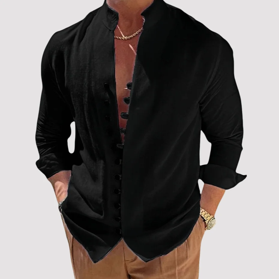 Men's Cotton Linen Long Sleeve Shirt Spring Autumn Casual Shirt Men Vintage Retro Style Multiple Solid Colors Beach Shirt S-3XL
Men's Cotton Linen Long Sleeve Shirt Spring Autumn Casual Shirt Men Vintage Retro Style Multiple Solid Colors Beach Shirt S-3XL