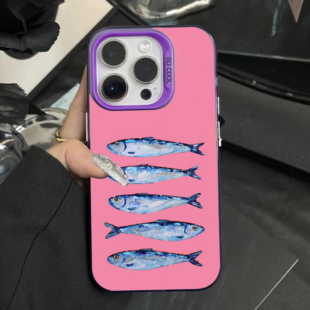 Canned Sardines Phone Case For iPhone 16,15,14,13,12,11,Pro,Max,Plus,Mini,XS,SE Anti Fall Purple Matte Hard Bumper
Canned Sardines Phone Case For iPhone 16,15,14,13,12,11,Pro,Max,Plus,Mini,XS,SE Anti Fall Purple Matte Hard Bumper