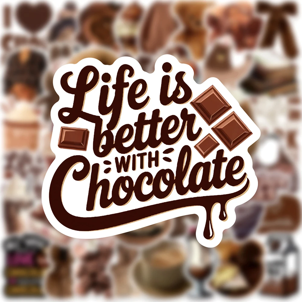 10/30/50pcs Funny Cartoon Chocolate Stickers Retro Ins Style Graffiti Decals Scrapbooking Luggage Phone Case Sticker Decoration
10/30/50pcs Funny Cartoon Chocolate Stickers Retro Ins Style Graffiti Decals Scrapbooking Luggage Phone Case Sticker Decoration