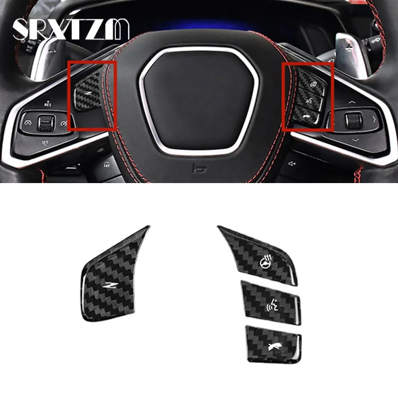 Carbon Fiber Sticker For Chevrolet Corvette C8 2020 2021 2022 2023 Steering Wheel Button Cover Interior Accessories
Carbon Fiber Sticker For Chevrolet Corvette C8 2020 2021 2022 2023 Steering Wheel Button Cover Interior Accessories