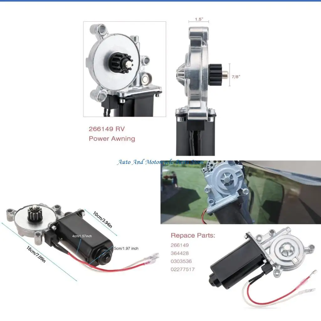 P9FD Metal Awning Motor Convenient Motor Smooth & Efficient Motor 12V for Trailers
P9FD Metal Awning Motor Convenient Motor Smooth & Efficient Motor 12V for Trailers