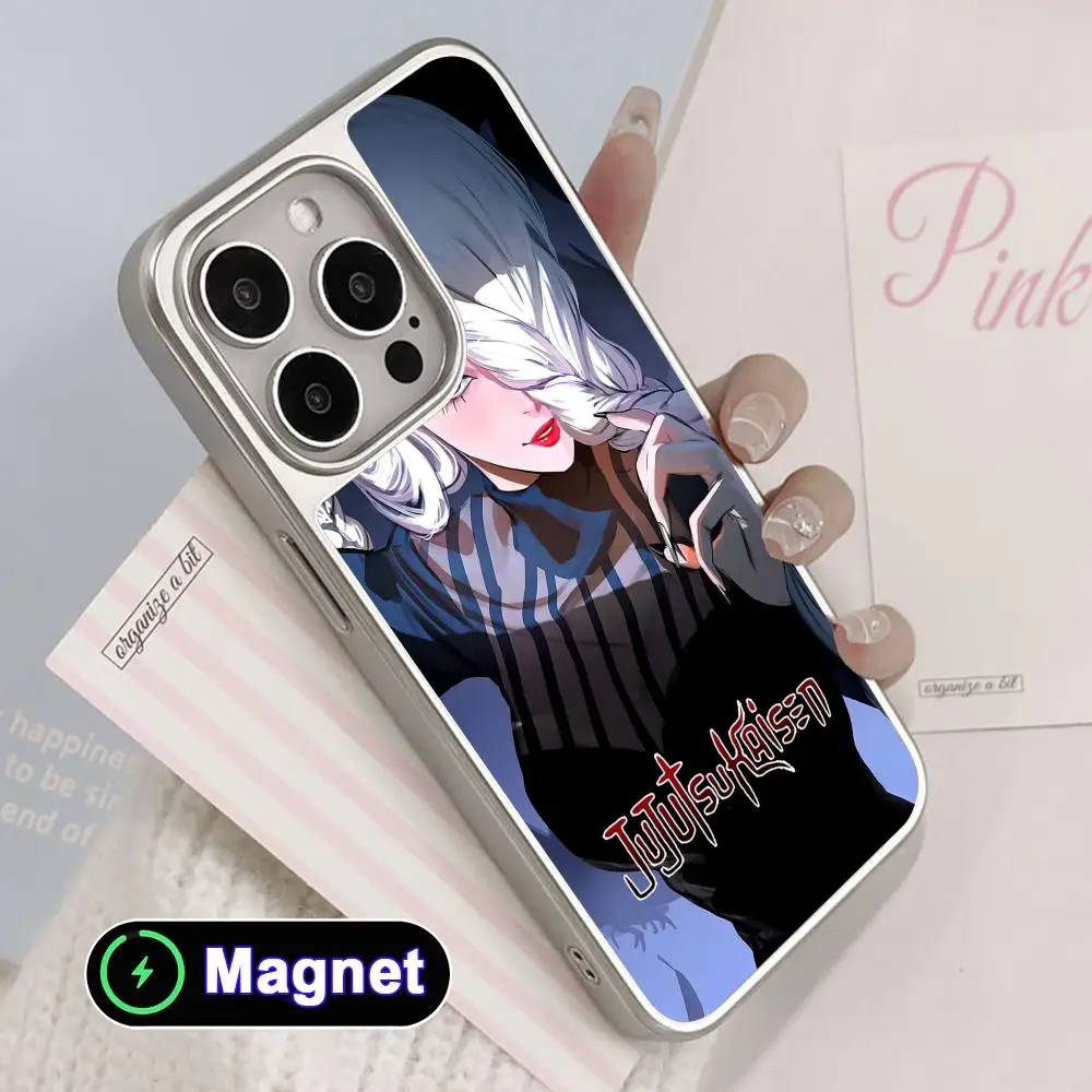 JJK Meimei Phone Case for iPhone 17 16 15 14 13 12 11 Air Pro Max Plus Electroplated Silver Magnet Cover
JJK Meimei Phone Case for iPhone 17 16 15 14 13 12 11 Air Pro Max Plus Electroplated Silver Magnet Cover