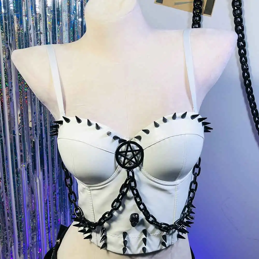 90s Hand Made Teen E-Girls Gothic Emo Punk Rock Studded Rivet Y2K Halter Camisole TOPS DIY Eco Goth Fairy Harajuku Grunge Kawaii
90s Hand Made Teen E-Girls Gothic Emo Punk Rock Studded Rivet Y2K Halter Camisole TOPS DIY Eco Goth Fairy Harajuku Grunge Kawaii