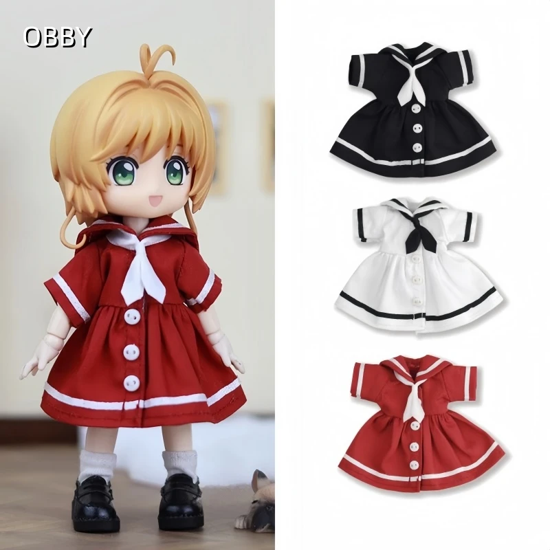 For Obitsu 11 Doll Sailor Dress For OB11 Gsc 1/12 Asi 2.0 Molly P9 P10 Body Doll Cloth NAGI Doll Outfit Clothes
For Obitsu 11 Doll Sailor Dress For OB11 Gsc 1/12 Asi 2.0 Molly P9 P10 Body Doll Cloth NAGI Doll Outfit Clothes