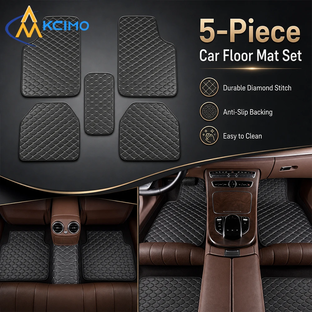 5Pcs Waterproof Anti-Slip Car Floor Mats Premium Leather Pad Stain Resistant Auto Interior Carpet Universal Vehicle Accessories
5Pcs Waterproof Anti-Slip Car Floor Mats Premium Leather Pad Stain Resistant Auto Interior Carpet Universal Vehicle Accessories