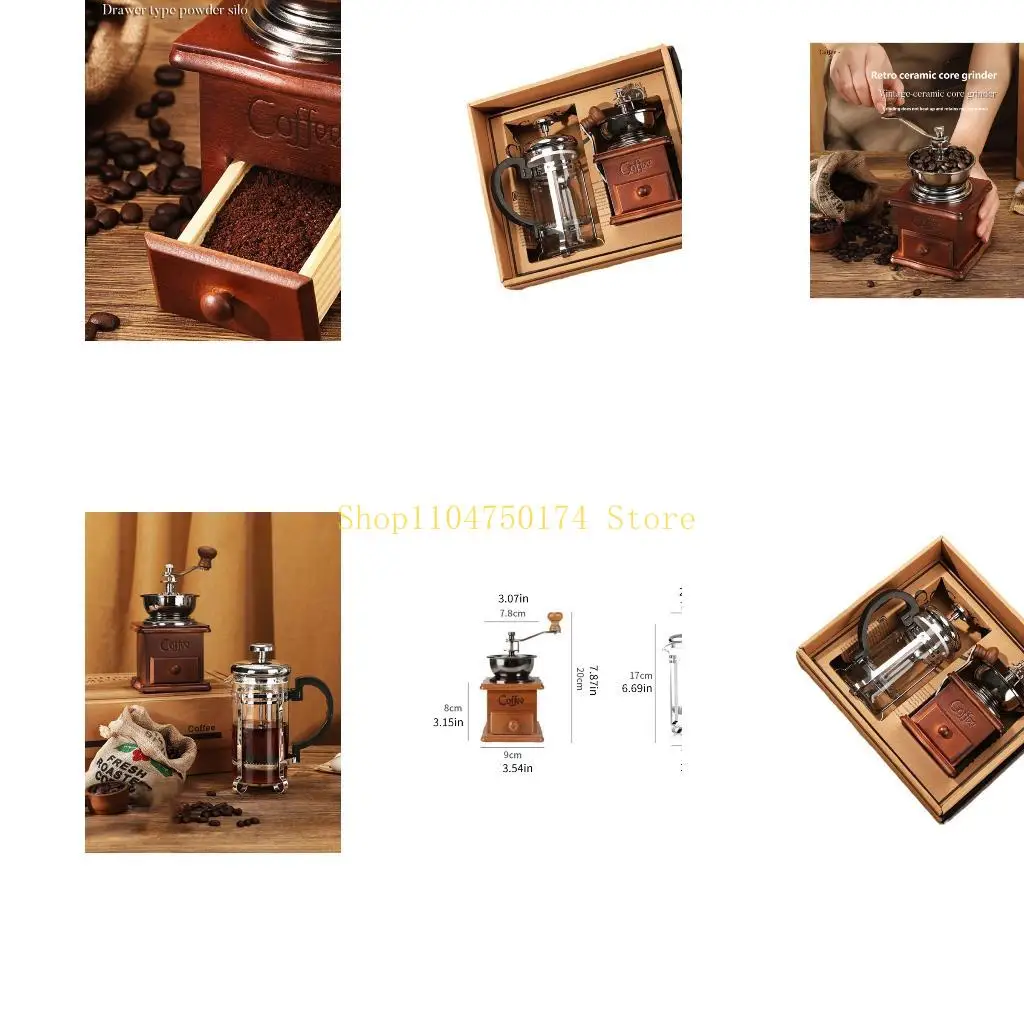 Convenient Hand Operated Coffee Grinders And French Press Set For Small Area And Outdoors Adventure top sale
Convenient Hand Operated Coffee Grinders And French Press Set For Small Area And Outdoors Adventure top sale