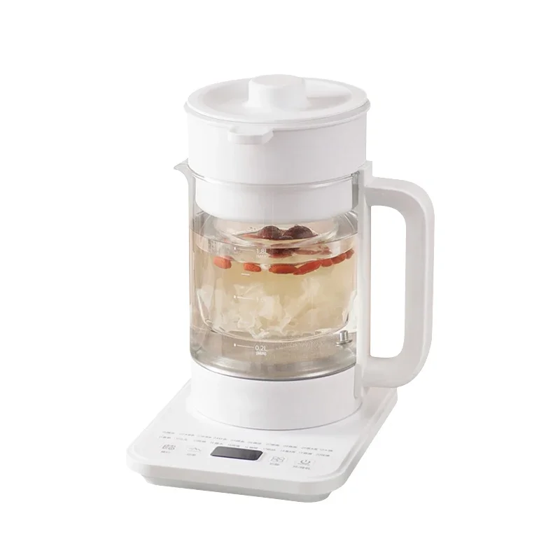 Health pot multi-function mini flower teapot electric teapot medicine pot glass tea pot 1.5L 800W
Health pot multi-function mini flower teapot electric teapot medicine pot glass tea pot 1.5L 800W