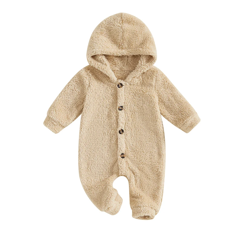 Infant Toddler Unisex Cozy Fleece Hooded Jumpsuit with Long Sleeves and Full Length for Cold Weather Seasons
Infant Toddler Unisex Cozy Fleece Hooded Jumpsuit with Long Sleeves and Full Length for Cold Weather Seasons
