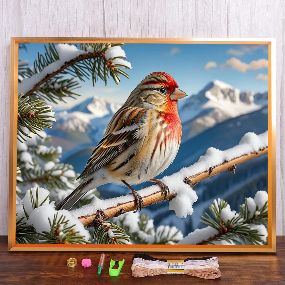 Winter Bird Printed Fabric 11CT Cross-Stitch Full Kit Embroidery Handiwork Hobby Handmade Knitting Different Package Design
Winter Bird Printed Fabric 11CT Cross-Stitch Full Kit Embroidery Handiwork Hobby Handmade Knitting Different Package Design