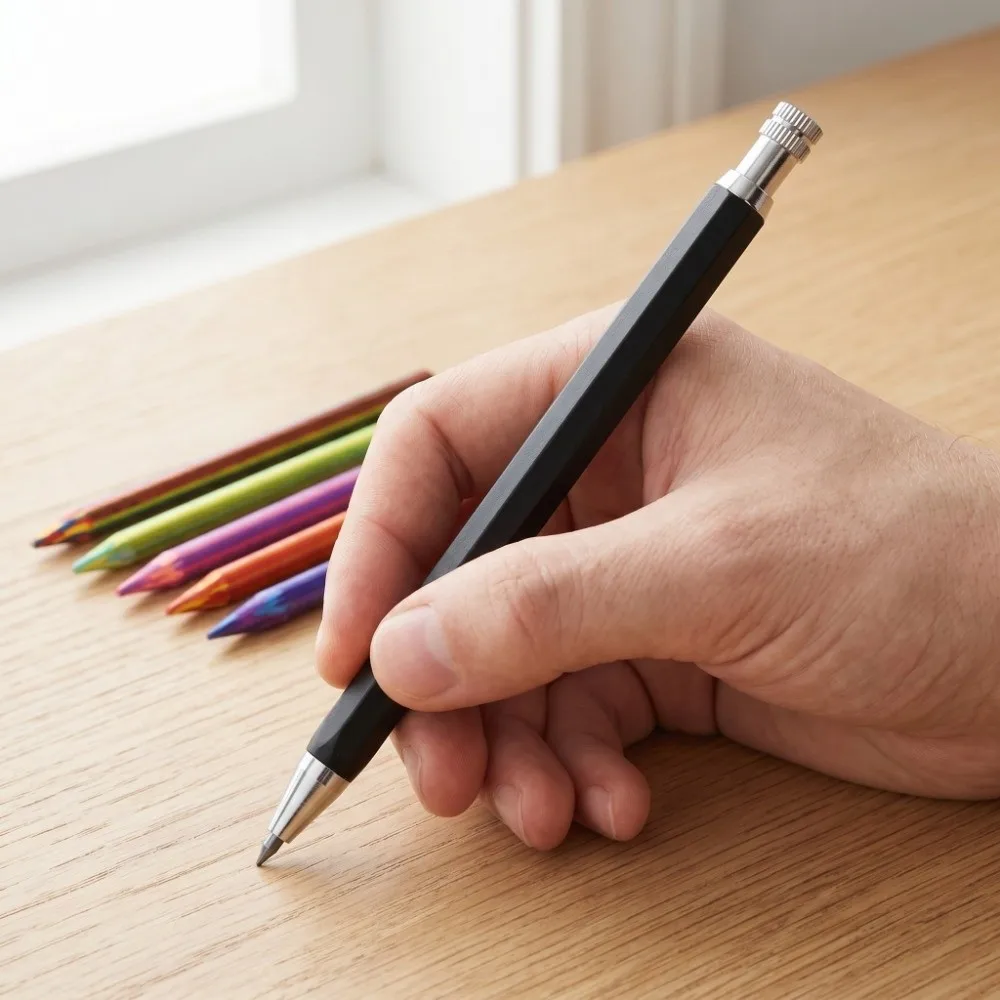 6PCS plastic holding 5.6mm clutch pencil set multi-color refill cores smooth writing touch charcoal sketch pencil
6PCS plastic holding 5.6mm clutch pencil set multi-color refill cores smooth writing touch charcoal sketch pencil