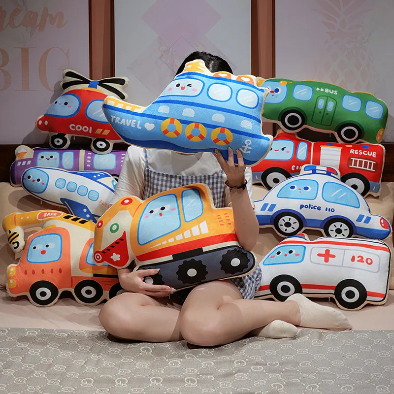 Adorable Cartoon Vehicle Cushion Pillow Soft Plush Sofa Bed Decor Non-Slip Bottom Machine Washable Gift Idea for Home Office
Adorable Cartoon Vehicle Cushion Pillow Soft Plush Sofa Bed Decor Non-Slip Bottom Machine Washable Gift Idea for Home Office