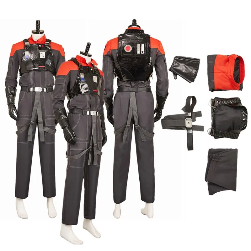 Cassian Andor Cosplay Costume Adult Men Vest Coat Pants Belt Gloves Outfits Halloween Carnival Party Suit
Cassian Andor Cosplay Costume Adult Men Vest Coat Pants Belt Gloves Outfits Halloween Carnival Party Suit