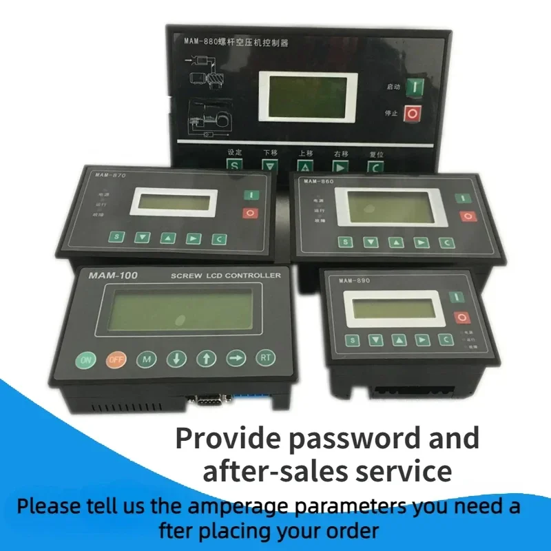 Screw Air Compressor Controller MAM-860/870/880/890(B)/6070/6090 Display Panel
Screw Air Compressor Controller MAM-860/870/880/890(B)/6070/6090 Display Panel