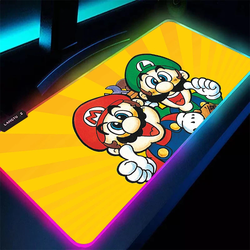 RGB Mouse Pad M-Mario 90x40cm Larger XXL Backlight Speed Pc Computer Keyboard LED Desk Mat Gaming Lock Edge Accessories Mousepad
RGB Mouse Pad M-Mario 90x40cm Larger XXL Backlight Speed Pc Computer Keyboard LED Desk Mat Gaming Lock Edge Accessories Mousepad