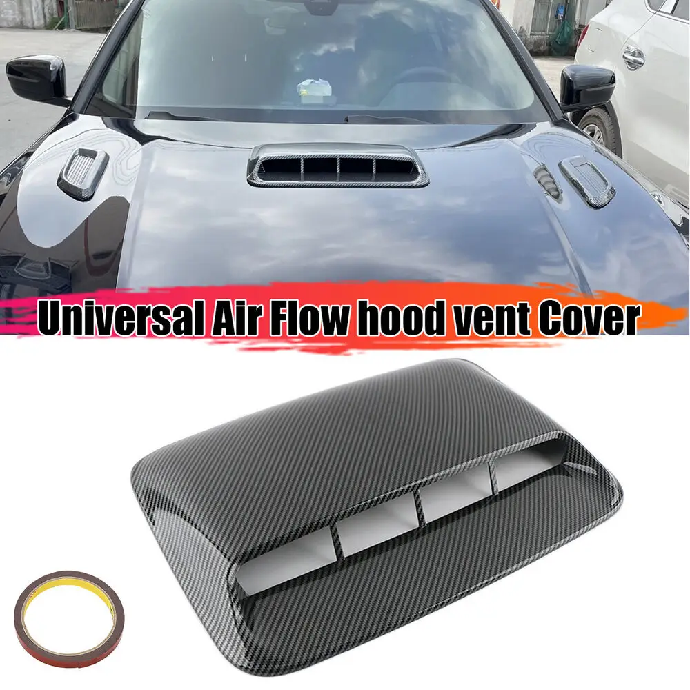 Carbon Fiber Look Universal Car Accessories Front Hood Scoop Vent Air Flow Intake Bonnet Stick Cover Exterior Parts Addon
Carbon Fiber Look Universal Car Accessories Front Hood Scoop Vent Air Flow Intake Bonnet Stick Cover Exterior Parts Addon