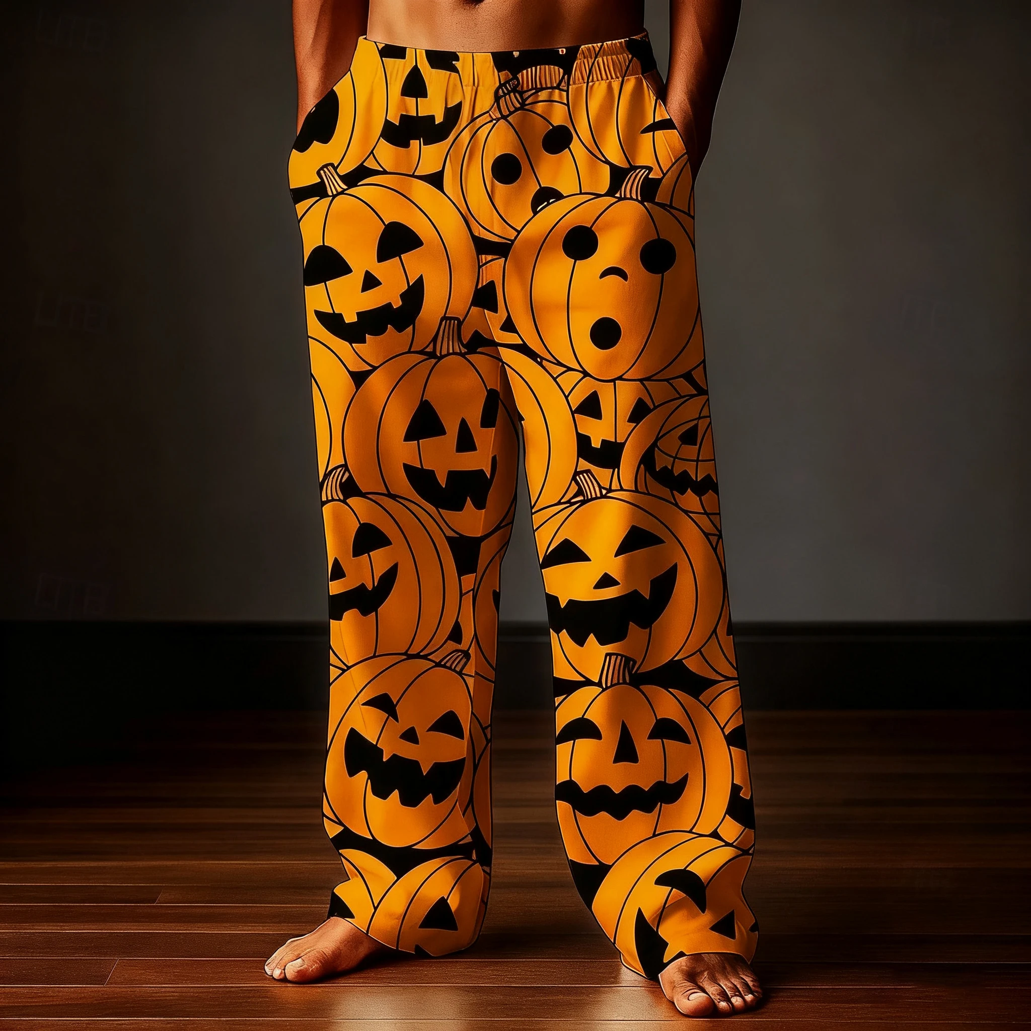 Halloween Men's Pumpkin Halloween Costumes Trousers Baggy Pants Casual Pants Mid Waist Holiday Pajama Pants Elastic Waist Pants
Halloween Men's Pumpkin Halloween Costumes Trousers Baggy Pants Casual Pants Mid Waist Holiday Pajama Pants Elastic Waist Pants