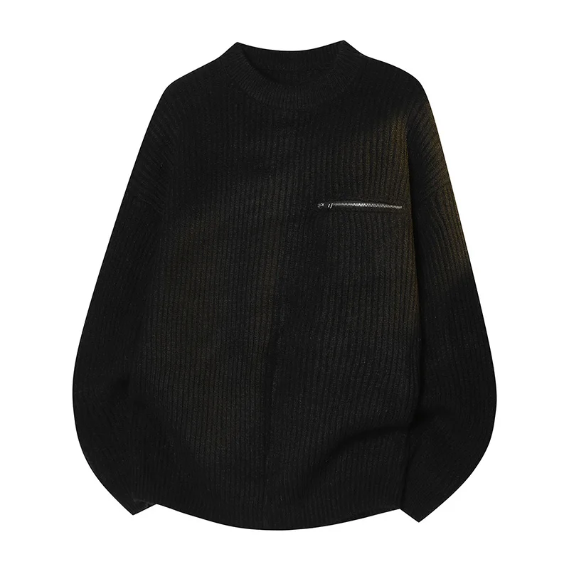 Men's Casual Long Sve round Ne Knitted Sweater Autumn Winter Thi Warm Comfortable Zipper Decorated Loose Fit Faionable
Men's Casual Long Sve round Ne Knitted Sweater Autumn Winter Thi Warm Comfortable Zipper Decorated Loose Fit Faionable