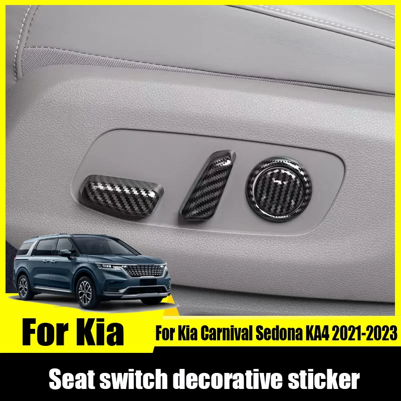 Декоративная наклейка на сиденье для Kia Carnival Sedona KA4 2021 2022 2023, модификация интерьера
Декоративная наклейка на сиденье для Kia Carnival Sedona KA4 2021 2022 2023, модификация интерьера