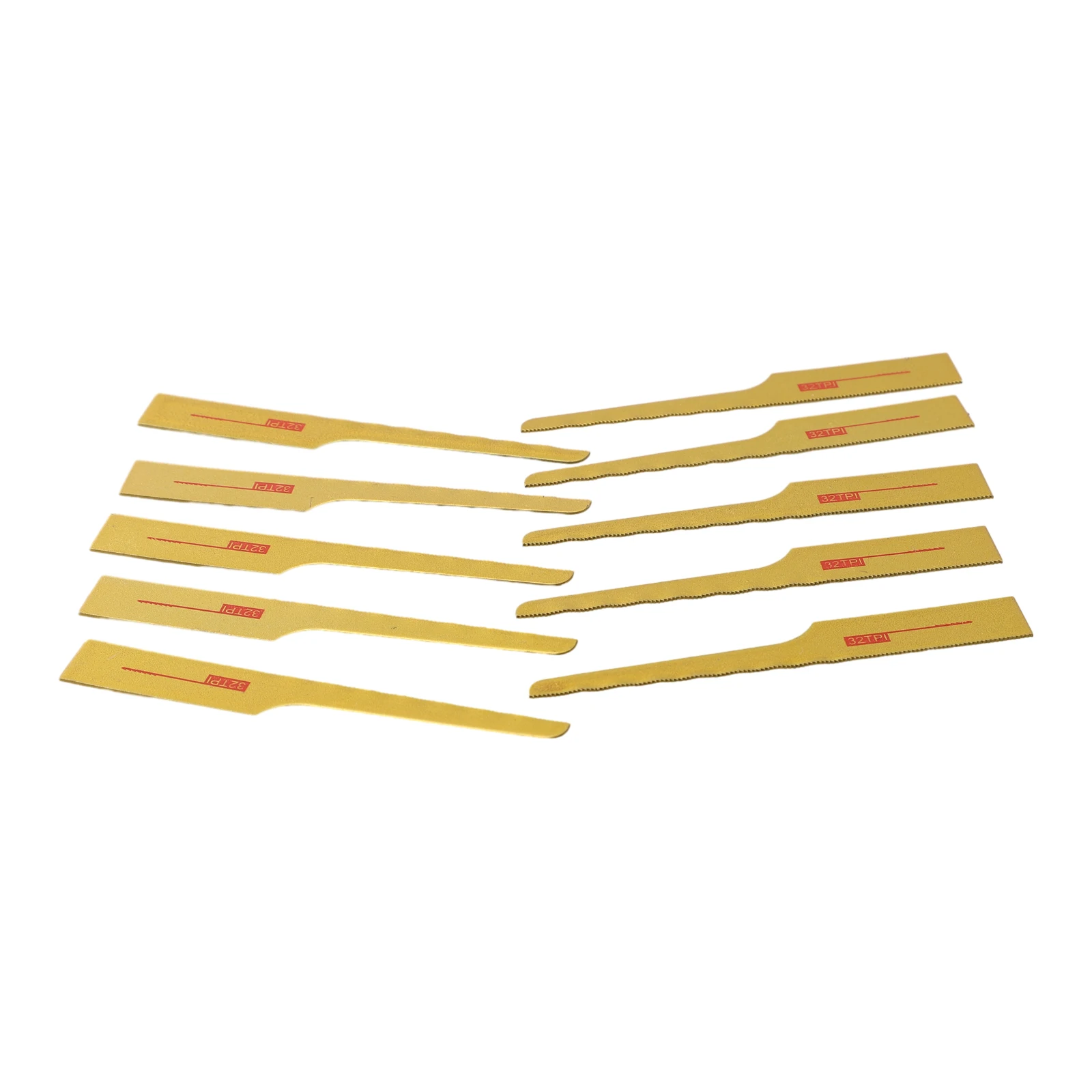 Saw Blade Pneumatic Parts 10pcs 32TPI 93mm Accessories Brand New Gold Mini Air Saw Blade For Plastic Pieces Sheet
Saw Blade Pneumatic Parts 10pcs 32TPI 93mm Accessories Brand New Gold Mini Air Saw Blade For Plastic Pieces Sheet