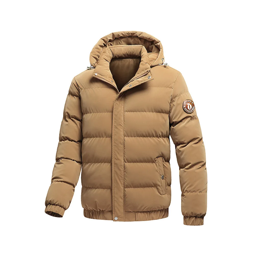 Коричневая утепленная хлопковая куртка с капюшоном, приталенная, короткая, мужская, в корейском стиле, молодежная, на молнии, удлиненная
Коричневая утепленная хлопковая куртка с капюшоном, приталенная, короткая, мужская, в корейском стиле, молодежная, на молнии, удлиненная