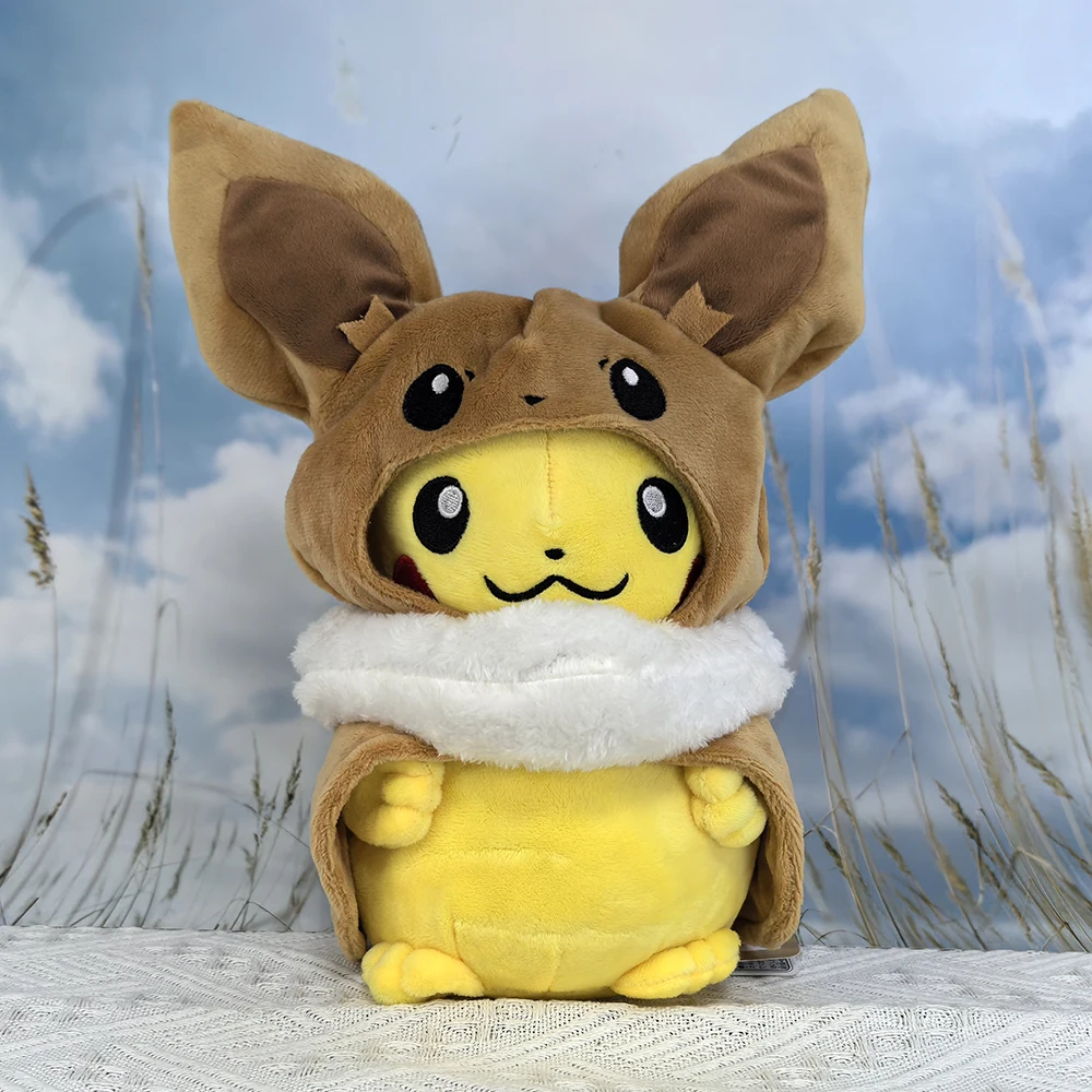 Pokemon LEGENDS Pikachu Cos Eevee 12-дюймовая плюшевая игрушка, Алый фиолетовый игровой меч Nintendo Switch и щит, мягкая кукла
Pokemon LEGENDS Pikachu Cos Eevee 12-дюймовая плюшевая игрушка, Алый фиолетовый игровой меч Nintendo Switch и щит, мягкая кукла