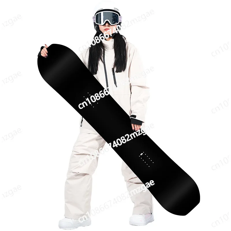 Unisex All-Mountain Snowboard - Freestyle Flat Top Board with Black Finish for Freeriding & Carving
Unisex All-Mountain Snowboard - Freestyle Flat Top Board with Black Finish for Freeriding & Carving