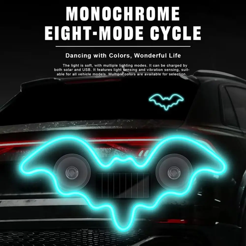 Wireless Car Solar LED Light RGB Color Dynamic Gradient Car Window Neon Light Light/Vibration Sensor Multi-modes
Wireless Car Solar LED Light RGB Color Dynamic Gradient Car Window Neon Light Light/Vibration Sensor Multi-modes
