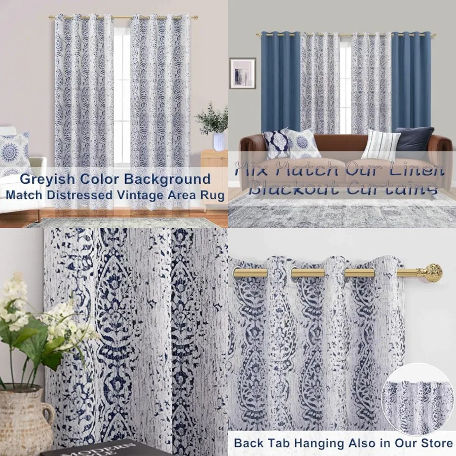 Curtains 96 Inch Long 2 Panel Set for Sliding Glass Door, 50 out Boho Floral Patterned Print Out Curtains for Living Room
Curtains 96 Inch Long 2 Panel Set for Sliding Glass Door, 50 out Boho Floral Patterned Print Out Curtains for Living Room