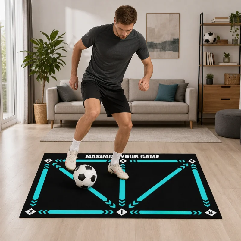 Football Training Mat Durable Non Slip Foldable Kids Mat Football Training Indoor Ourdoor Equipment Adults Dribble Training
Football Training Mat Durable Non Slip Foldable Kids Mat Football Training Indoor Ourdoor Equipment Adults Dribble Training