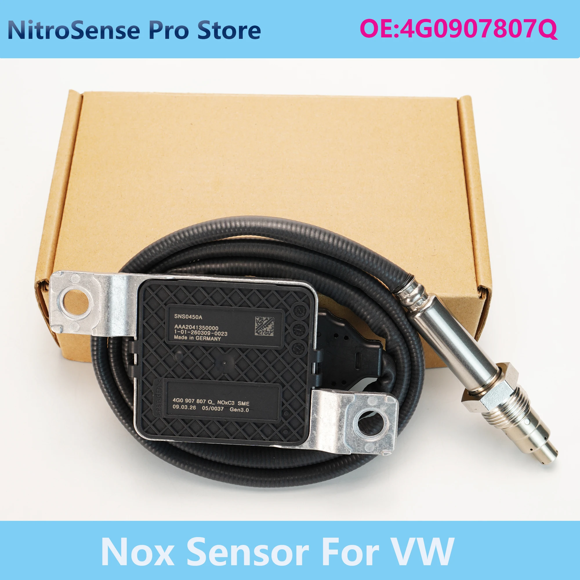 High Quality 4G0907807Q Nitrogen Oxide NOx Sensor For Audi A6 A7 A8 Q7 3.0 TDI 2012-2018
High Quality 4G0907807Q Nitrogen Oxide NOx Sensor For Audi A6 A7 A8 Q7 3.0 TDI 2012-2018