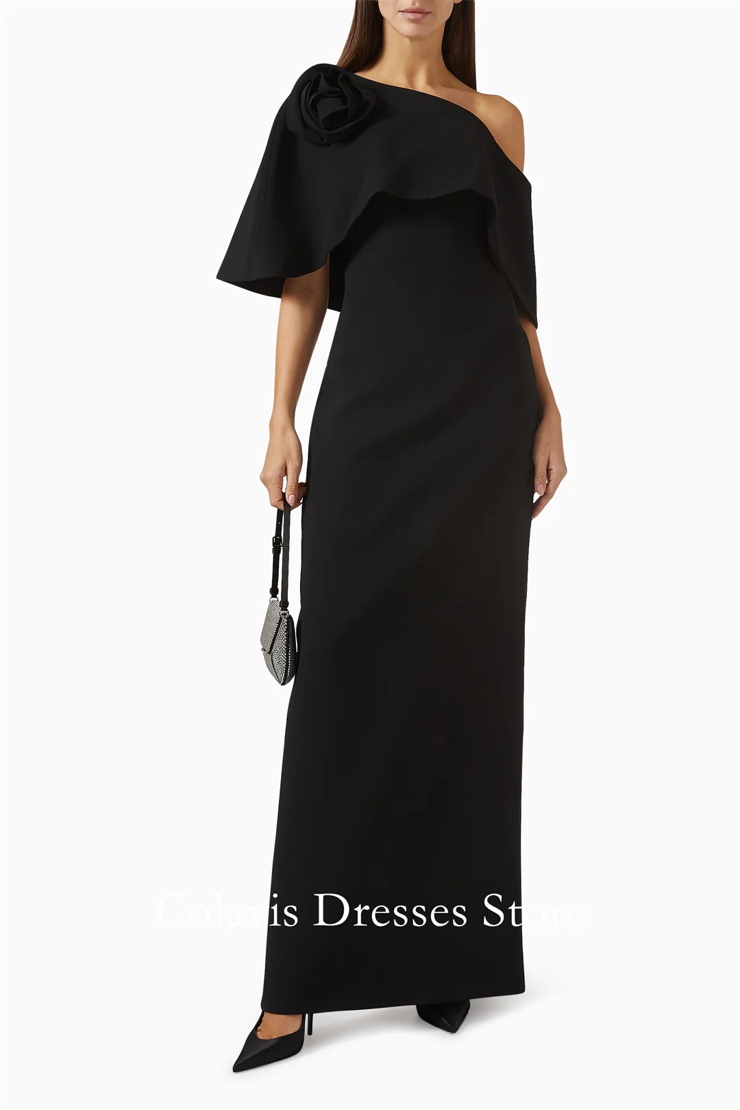 2025 Индивидуальные креповые платья на одно плечо с короткими рукавами больших размеров для выпускного вечера Вечернее платье Женские вечерние платья Вечернее платье 
2025 Индивидуальные креповые платья на одно плечо с короткими рукавами больших размеров для выпускного вечера Вечернее платье Женские вечерние платья Вечернее платье