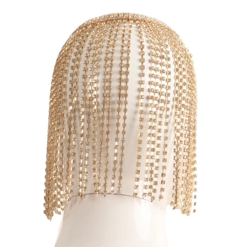 39BD Party Fringed Headband Bohemian Head Cover Chain Hair Chain Crystal Headchain Hat Night Club Hair Ornament
39BD Party Fringed Headband Bohemian Head Cover Chain Hair Chain Crystal Headchain Hat Night Club Hair Ornament