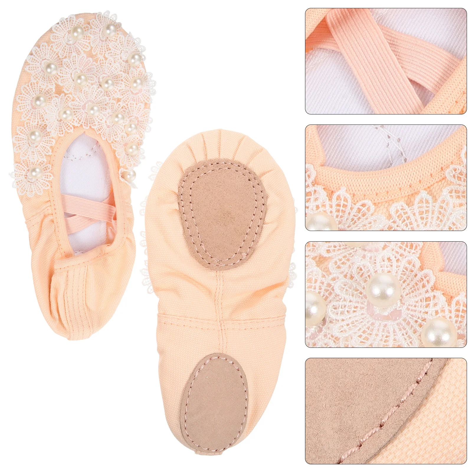 1 пара балетных туфель на мягкой подошве, обувь для йоги и танцев, нескользящие дышащие легкие розовые балетки на плоской подошве, тренировочные чехлы 
1 пара балетных туфель на мягкой подошве, обувь для йоги и танцев, нескользящие дышащие легкие розовые балетки на плоской подошве, тренировочные чехлы