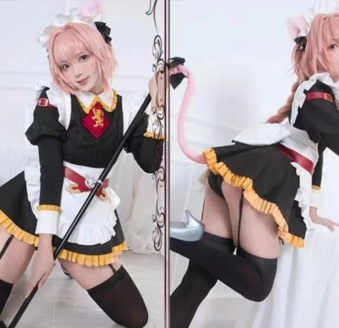 2026- Anime Inspired FATE FGO Astolfo Maid Cosplay Costume Set
2026- Anime Inspired FATE FGO Astolfo Maid Cosplay Costume Set