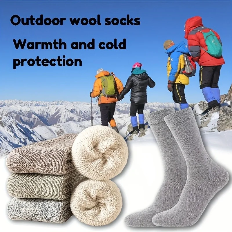 Pleneal Pack Wool Socks For Warm Winter Women Thick Knit Cozy-433928
Pleneal Pack Wool Socks For Warm Winter Women Thick Knit Cozy-433928