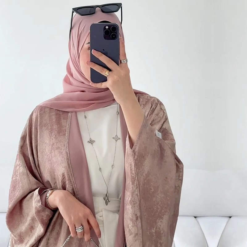 Muslim Eid Islamic Modest Dress for Women Abaya Lace-up Sleeve Casual Ramadan Prayer Dress Vestidos Muslim Long Robe
Muslim Eid Islamic Modest Dress for Women Abaya Lace-up Sleeve Casual Ramadan Prayer Dress Vestidos Muslim Long Robe