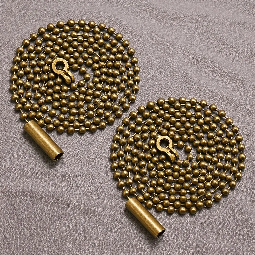 2Pcs Wall Switch Pull Chain Beaded Extension 3Mm Diameter Connector Replacement for Ceiling Fan Lamp Accessories Ceiling Light
2Pcs Wall Switch Pull Chain Beaded Extension 3Mm Diameter Connector Replacement for Ceiling Fan Lamp Accessories Ceiling Light