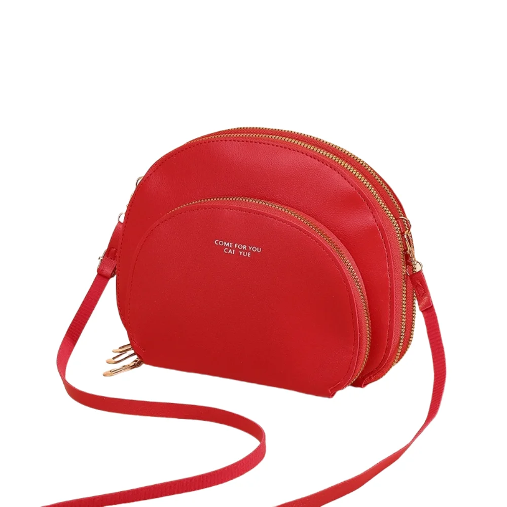 Soft Multiple Zip Pockets Shoulder Bag Retro Large Capacity PU Leather Crossbody Bag Adjustable Strap Waterproof Phone Bag Girls
Soft Multiple Zip Pockets Shoulder Bag Retro Large Capacity PU Leather Crossbody Bag Adjustable Strap Waterproof Phone Bag Girls