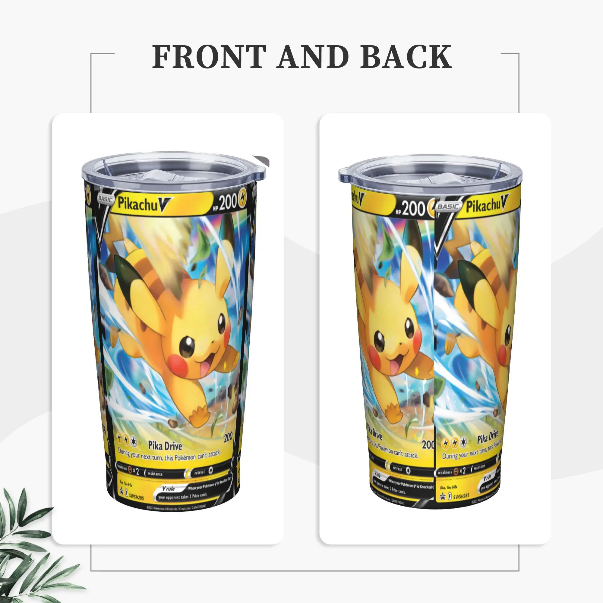 Pokemon Pikachu Stainless Steel Tumbler Driving Thermal Mug With Straws and Lid Large Capacity Car Mugs Cold Drink Water Bottle
Pokemon Pikachu Stainless Steel Tumbler Driving Thermal Mug With Straws and Lid Large Capacity Car Mugs Cold Drink Water Bottle