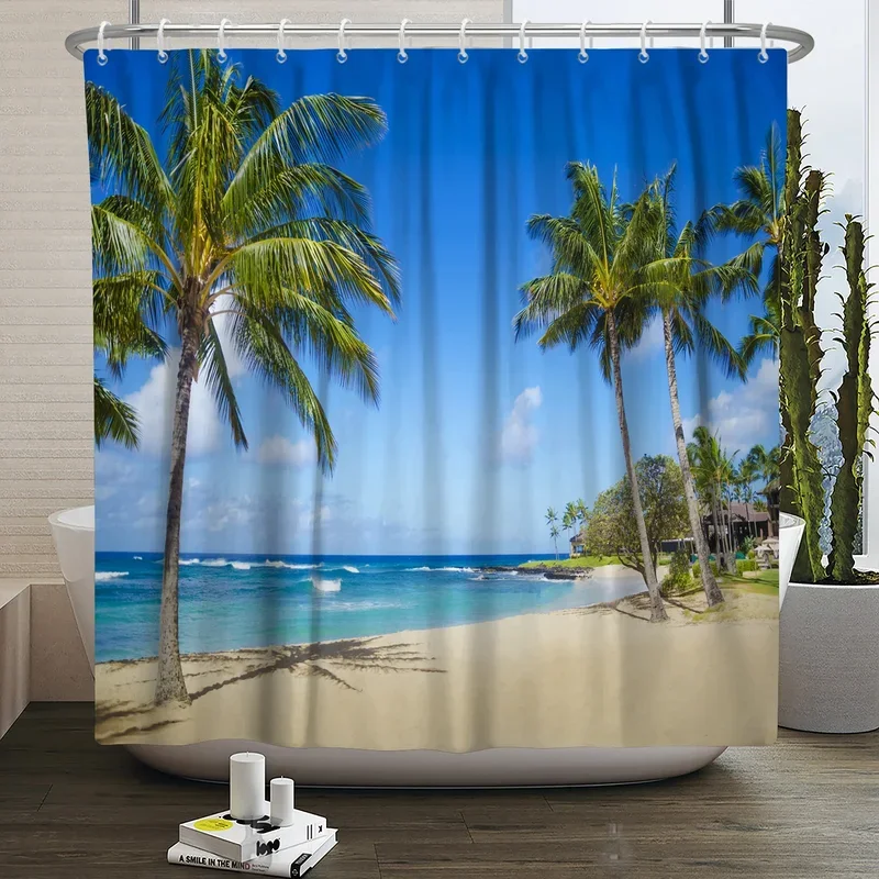 Shower Curtain Sunshine Beach Scenery Seaside 3D Printing Shower Curtain Polyester Waterproof Home Decor Curtain 180x180XT6@!
Shower Curtain Sunshine Beach Scenery Seaside 3D Printing Shower Curtain Polyester Waterproof Home Decor Curtain 180x180XT6@!