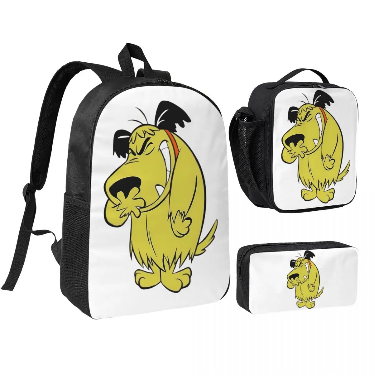 Muttleys Laughings Classic Wackys Racess Cartoon Dog Backpack BookBag School Bag Shoulder Bags 3ps Lunch Bag Pencil Case
Muttleys Laughings Classic Wackys Racess Cartoon Dog Backpack BookBag School Bag Shoulder Bags 3ps Lunch Bag Pencil Case