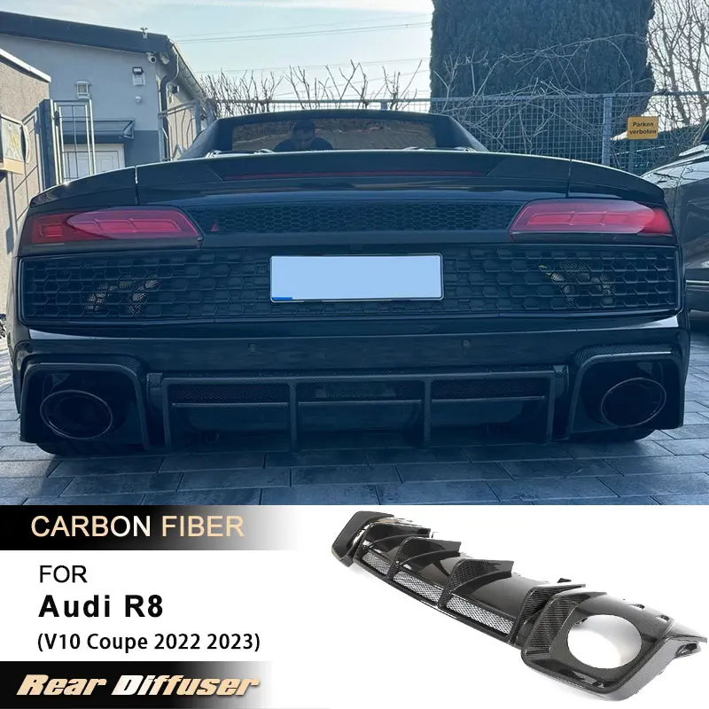 Car Rear Bumper Diffuser Lip Spoiler for Audi R8 V10 Coupe 2022 2023 Racing Rear Diffuser Apron Lip Body Kit Prepreg Dry Carbon
Car Rear Bumper Diffuser Lip Spoiler for Audi R8 V10 Coupe 2022 2023 Racing Rear Diffuser Apron Lip Body Kit Prepreg Dry Carbon