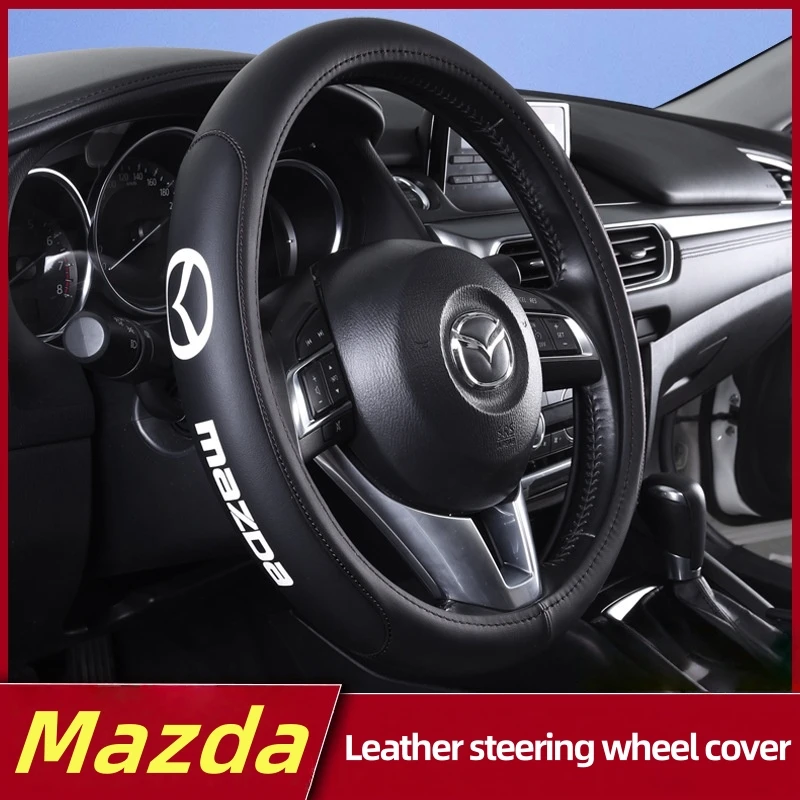 Car Steering Wheel Cover Car Interior Covers for Mazda 3 5 6 SKYACTIV Axela Atenza CX30 CX5 CX8 CX9 MX5 RX8 RX7 BT50 Accessorie
Car Steering Wheel Cover Car Interior Covers for Mazda 3 5 6 SKYACTIV Axela Atenza CX30 CX5 CX8 CX9 MX5 RX8 RX7 BT50 Accessorie