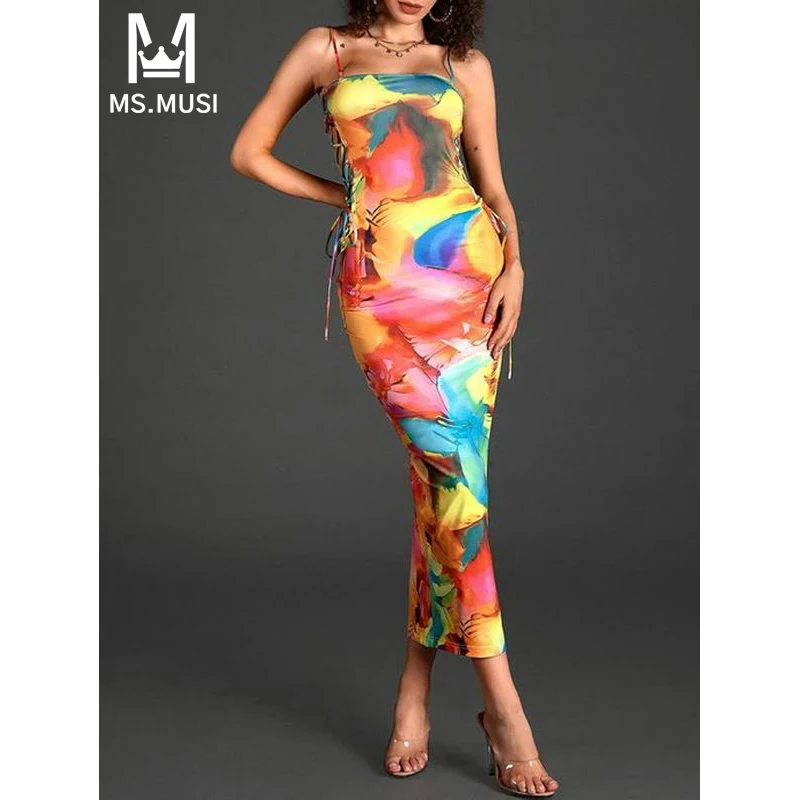 MSMUSI 2024 New Fashion Women Sexy Strap Printing Lace Up Sleeveless Backless Bodycon Party Club Event Slim Maxi Dress Long Gown
MSMUSI 2024 New Fashion Women Sexy Strap Printing Lace Up Sleeveless Backless Bodycon Party Club Event Slim Maxi Dress Long Gown