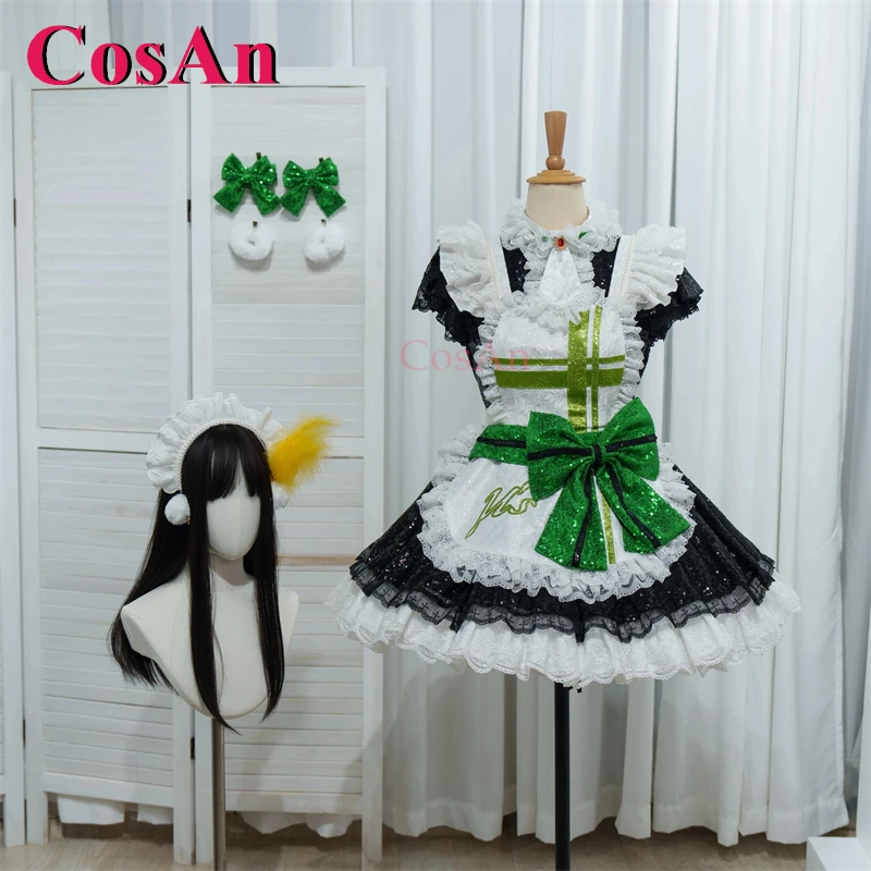 CosAn Anime LoveLive Hoshizora Rin Cosplay Costumes Vocal Concert Sweet Performance Dress Halloween Party Role Play Clothing
CosAn Anime LoveLive Hoshizora Rin Cosplay Costumes Vocal Concert Sweet Performance Dress Halloween Party Role Play Clothing